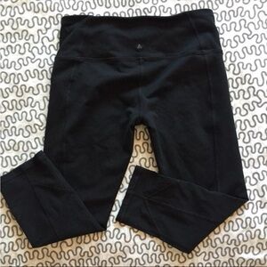 Prana Black Activewear Yoga Pants Medium
